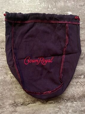 Crown Royal Purple Drawstring Mini Bag